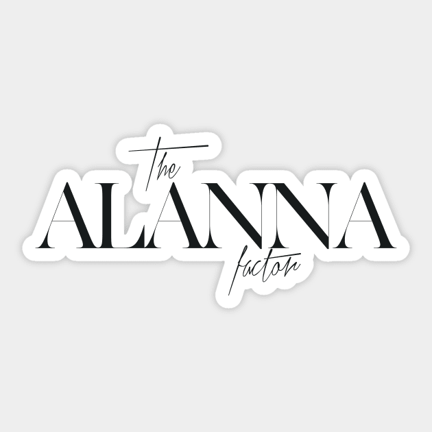 The Alanna Factor Sticker by TheXFactor